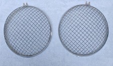 Stainless Steel Headlight Grilles For Vw Beetle Split Window356 Porsche - Pair