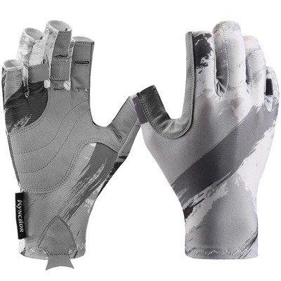 UPF50+ Fishing Gloves UV Protection Sun Protection for Outdoor Kayaking Rowing