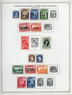 ADEN Minkus Specialty Album Page Lot #4 SEE SCAN $$$