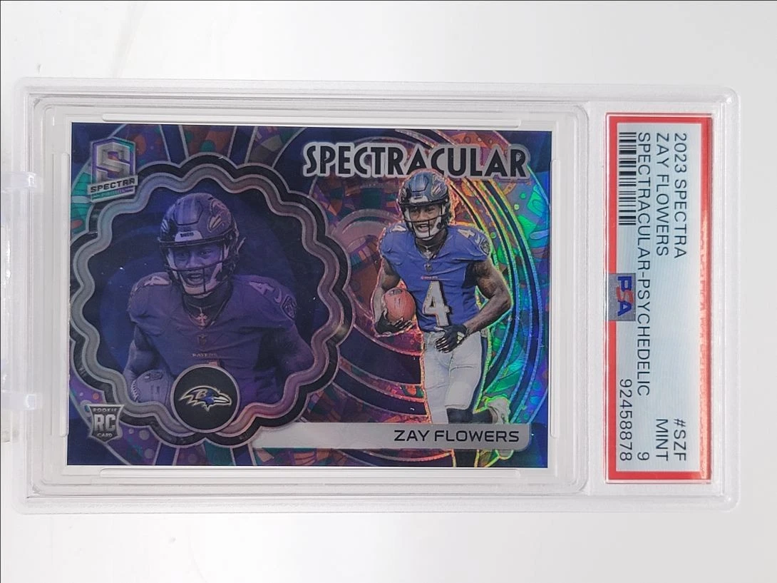 Zay Flowers Panini Spectra Spectracular #SZF Psychedelic