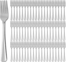 60 PCS Dinner Fork Set - Windsor Stainless Steel Silverware Fork 7.1 Inch with D