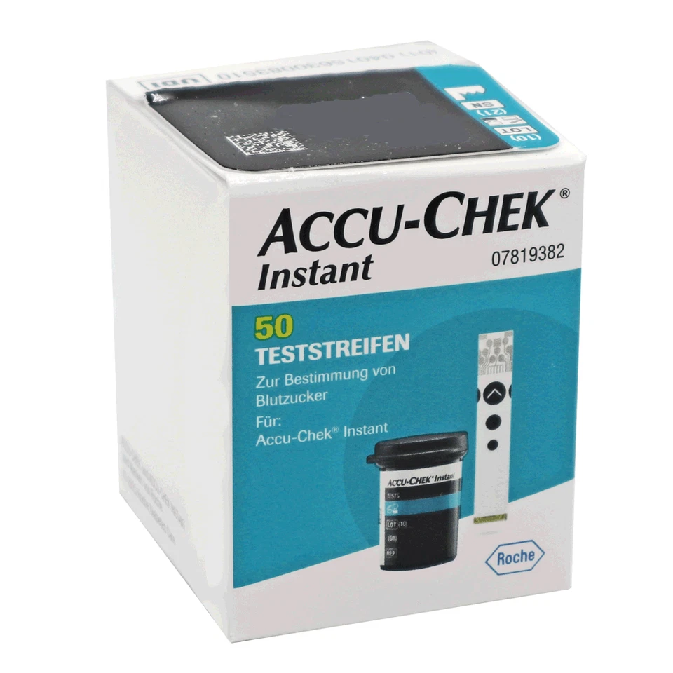 ROCHE DIABETES Neues AngebotACCU-CHEK Instant Blutzucker Teststreifen, 50 Stck., Versandschaden