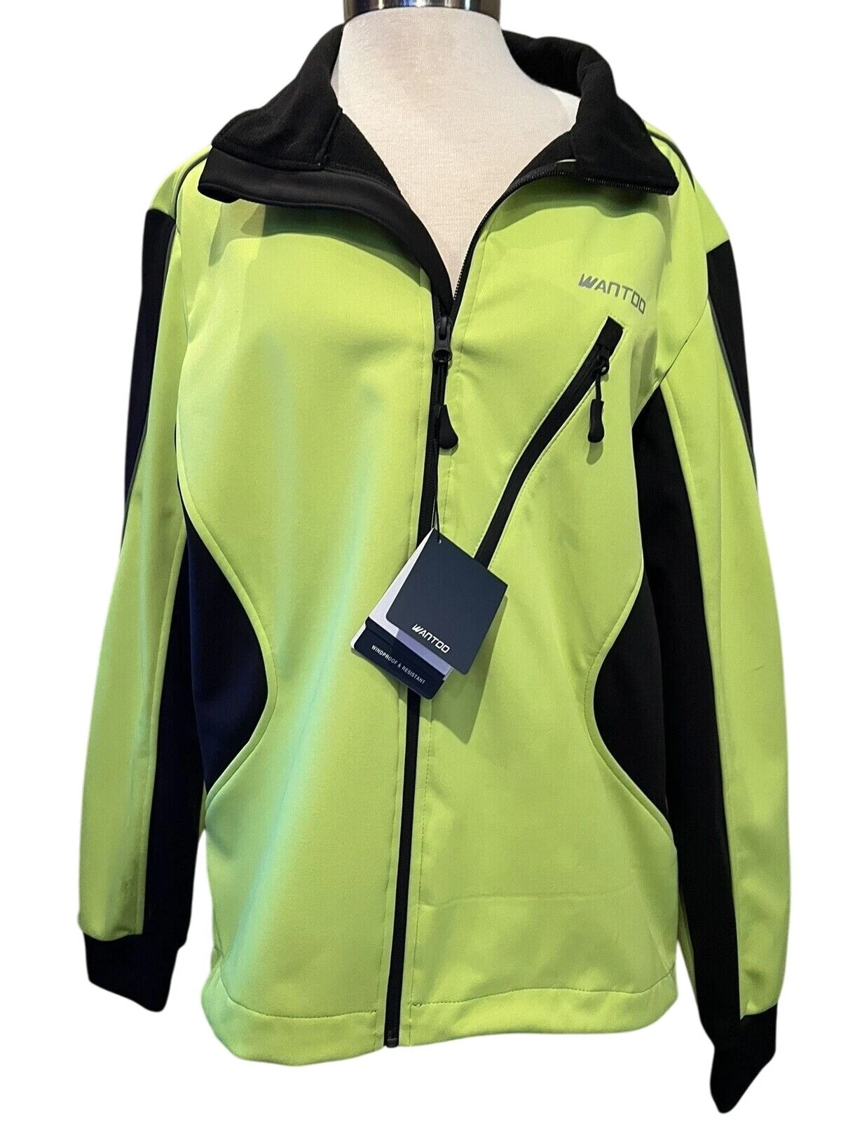 Wantdo Men's Outdoors Jacket XL Windproof & Resistant Running,Cycling,Mountains