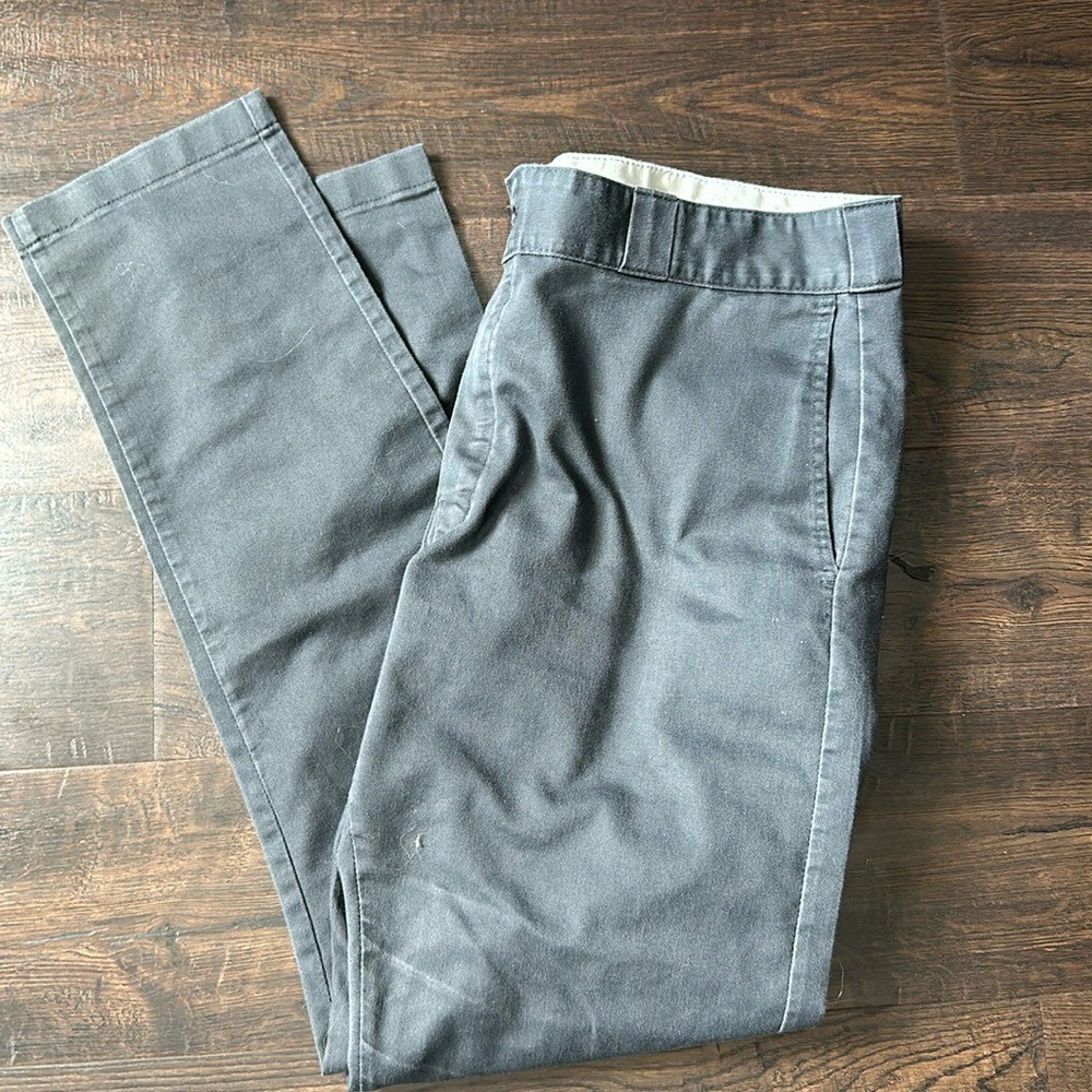 Dickies Grey Work Pants for Men - Durable & Comfortable A8 Style