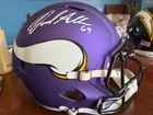 JARED ALLEN autographed Riddell Full Size VIKINGS  Replica Helmet - Beckett