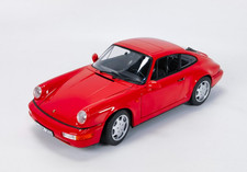 NOREV 1/18 Porsche 911 964 Carrera 2 1990 Red Diecast Car Model 187320