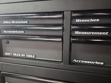 Magnetic Tool Box Labels – Drawer Organizer Magnets – Multiple Color Options