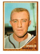 1962 Topps #556, Al Spangler, Houston Colts, EXMT