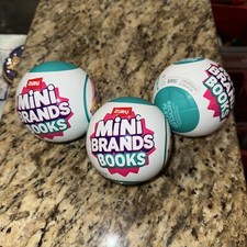 ZURU MINI BRANDS BOOKS SURPRISE MYSTERY CAPSULES MINI READABLE BLIND BALLS 3    