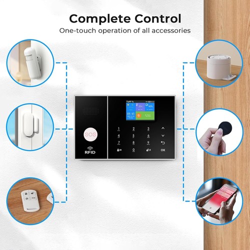 Advanced Wireless Security Alarm System with Smart App Control and No Fees - Picture 2 of 11