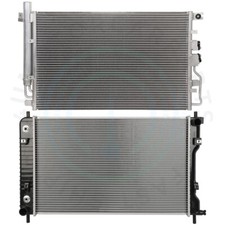Radiator & Condenser Cooling Kit For 2010-2015 GMC Terrain Chevrolet Equinox