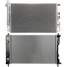 Radiator & Condenser Cooling Kit For 2010-2015 GMC Terrain Chevrolet Equinox