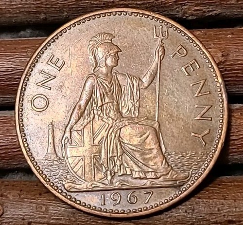 Großbritannien 1967 1 Penny - Bild 1 von 2
