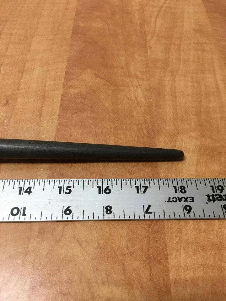 Vintage F. Dick 18” Sharpening Steel  Antler Handle (Arrow points to tip) - Image 2 of 4