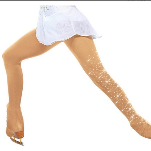 Ice Skate Stocking Mondor 3339 Suntan Footless Evolution Figure