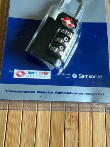 Samsonite Schloss "Lock Your Luggage Before Check-In"..Travel Sentry zertifiziert - Bild 3 von 3