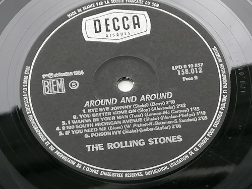 THE ROLLING STONES ORIG 1964 FRANZÖSISCHE LP UM UND UM 158.012 - Bild 9 von 12