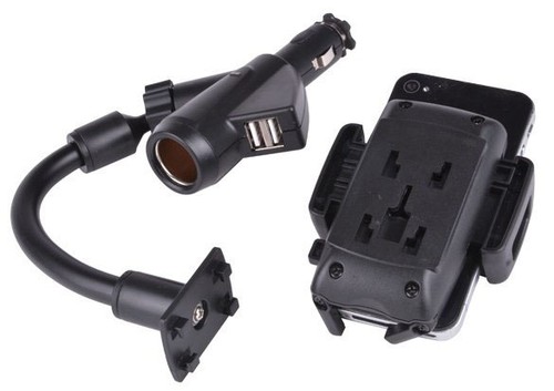 Cargador de cigarrillo doble USB 2 en 1 soporte de montaje para encendedor de cigarrillos para teléfono GPS PDA - Imagen 5 de 8