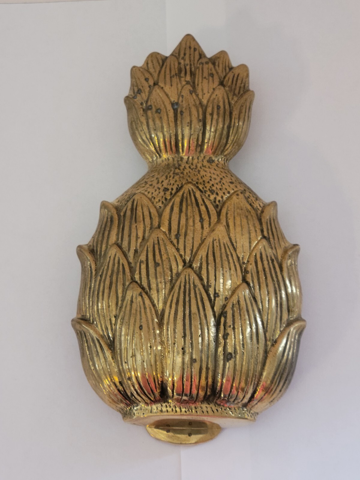 Pineapple Brass Door Knocker Vintage Flat Head Screws