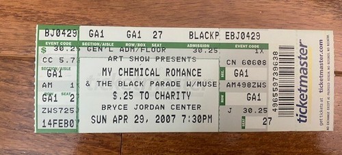 Concert Ticket Stub Unused - 2001 to 2010 - Pop Rock Country Comedy You Pick! - Picture 65 of 116