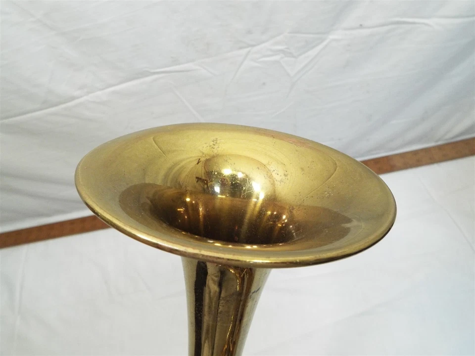 Trompeta instrumento musical trompeta corneta York vintage con estuche Foto 4 de 4