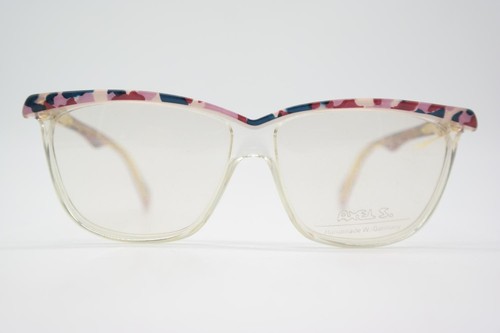Vintage Brille Axel S. Sissy Mehrfarbig Transparent Oval Brillengestell - Bild 1 von 6