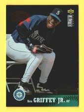 1997 Collector's Choice #334 Ken Griffey Jr. GHL Hot List - Seattle Mariners