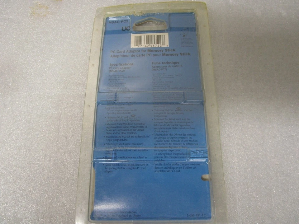 Sony PCMCIA Memory Stick Reader (MSAC-PC2) 027242557222 - Image 2 of 2