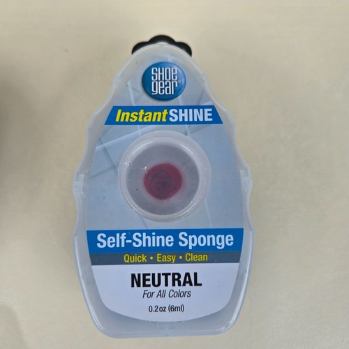 Instant Shine Sponge Shoe Care Polish Cleaner - 2 Pack (Black & Neutral) - Picture 3 of 4