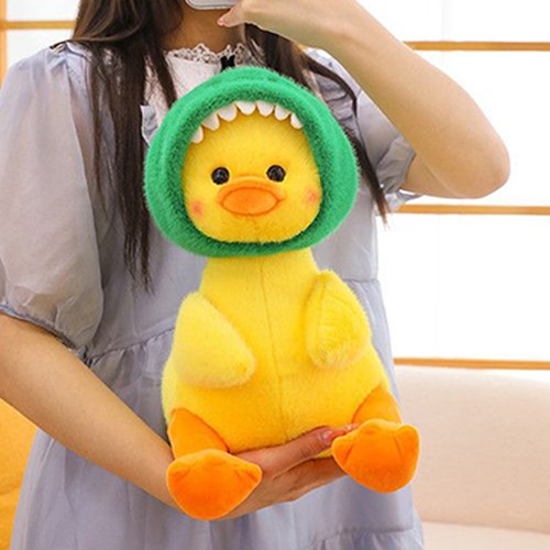 Yellow Baby Duck Plush Toy 9.84" Stuffed Animal Toddler Doll Gift for Kids - Picture 10 of 12