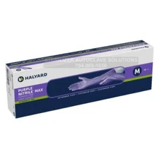Halyard PURPLE NITRILE* MAX Exam Gloves 44993 - BOX of 50 MEDIUM 