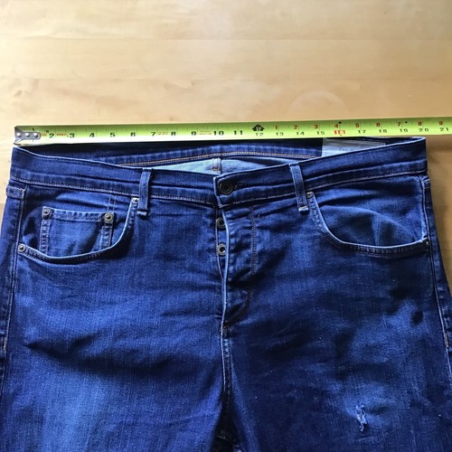 Rag and Bone Jeans Mens 38 Standard Issue Fit 3 Classic Distressed Blue ๐บ๐ธ - Picture 4 of 14