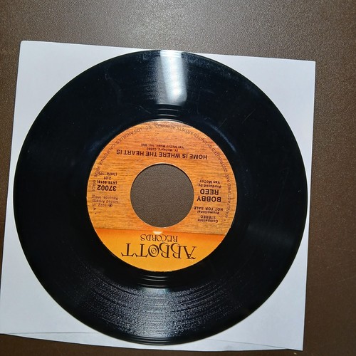 Soul BOBBY REED Home Is Where The Heart Is PROMO 45RPM Record - Imagen 4 de 10