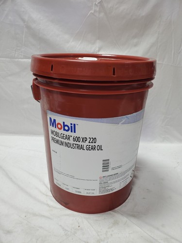 Mobil 105879 5 Gal Gear Oil Pail Amber 600 XP 220 - Picture 1 of 4