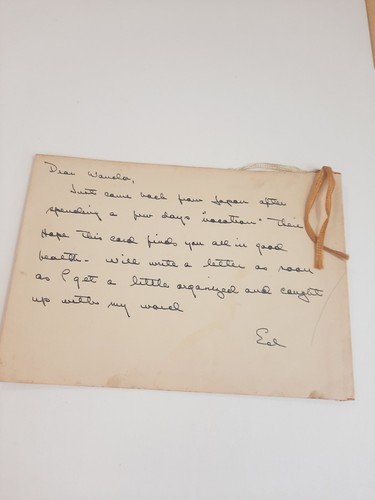 Lotto carta vintage grandi effimeri foto lettere libri francobolli cartoline Hollywood Elvis - Foto 20 di 20