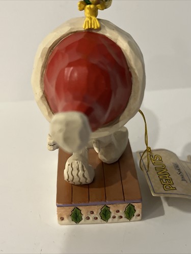 Jim Shore "Jingle Bell Buddies" Snoopy & Woodstock W/ Jingle Bells No Box. w/Tag - Picture 4 of 11