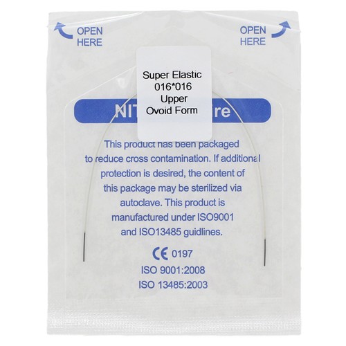 1 Pack Orthodontic Arch Wire NiTi White Coated Arcos Orthodoncia Rectangular - Picture 2 of 26