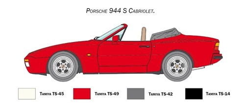 ITALERI Porsche 944 S Cabrio Nr.: 3646 1:24 - Imagen 10 de 10