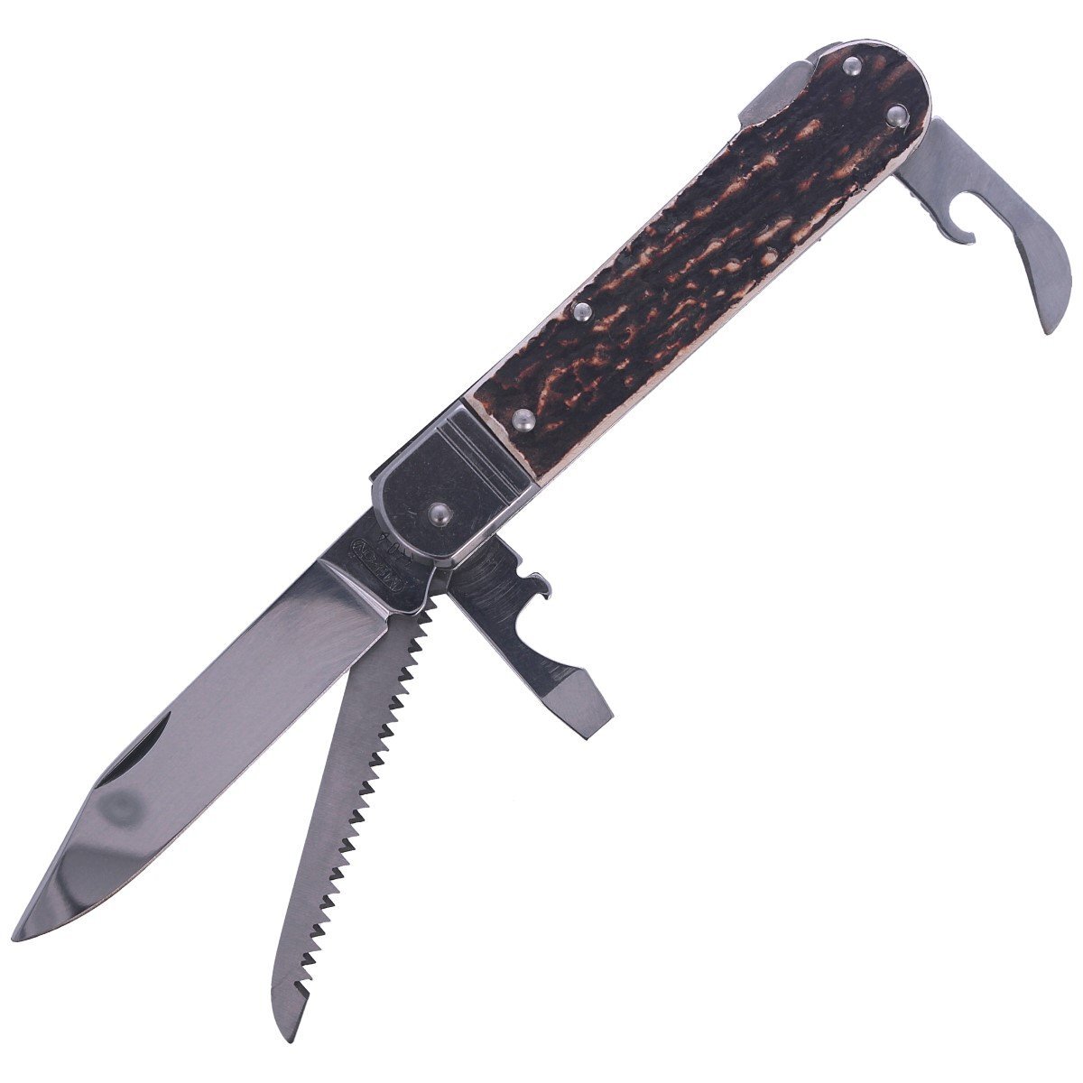 miko Mikov Fixir Hunting Folding Knife, Imit. Dear Stag 232-XH-4 KP | eBay