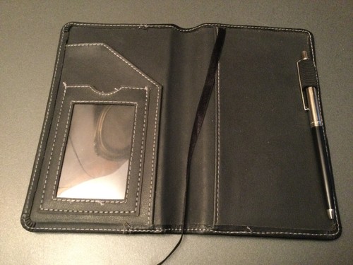 Vintage Agenda Black Note Book used - Picture 2 of 4