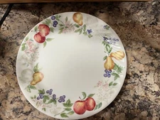 Set of 4 Corelle Chutney Salad Plates Dessert 7 1/4" Apple Pear Fruit