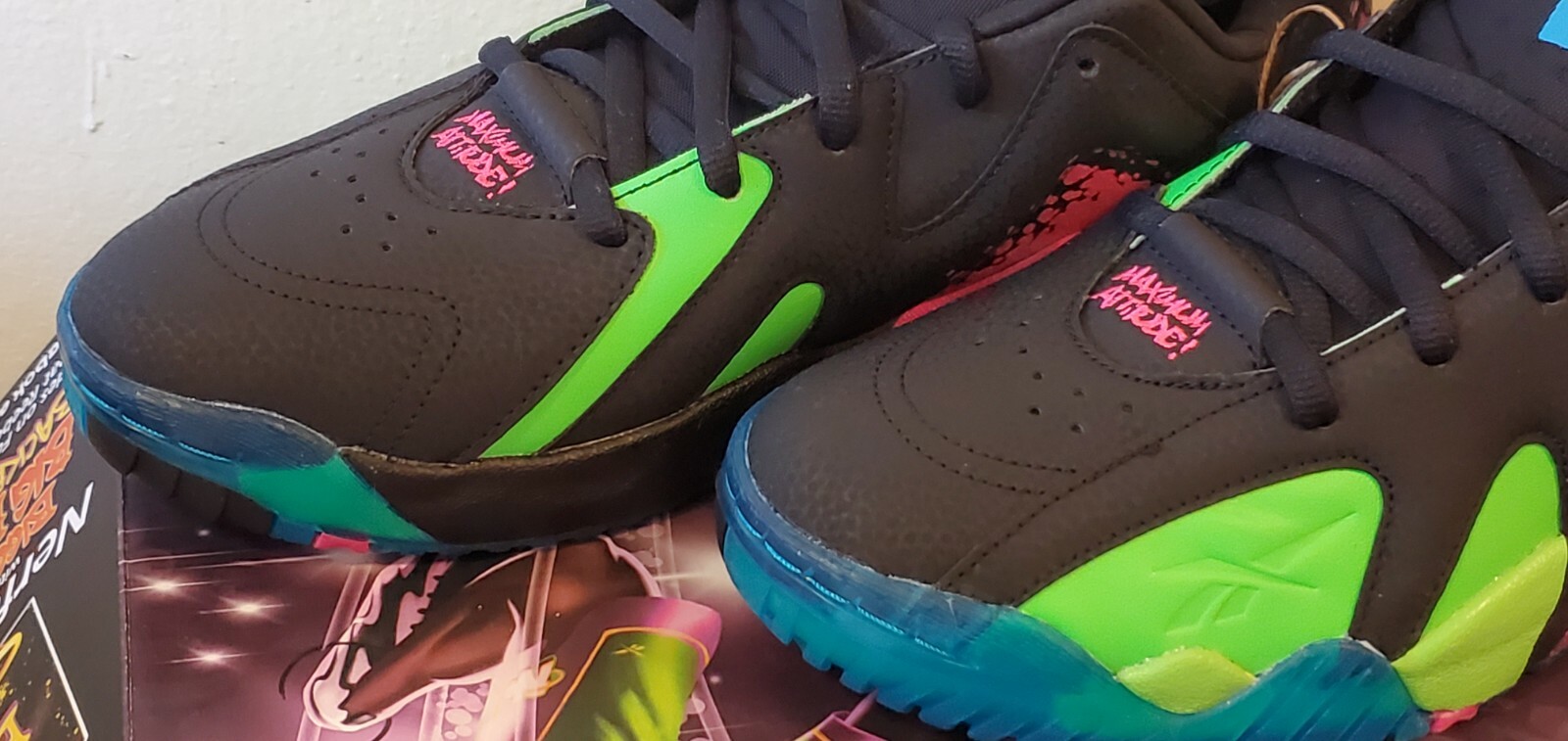 Reebok Kamikaze II Low NERF NERFOOP GV7743 Men's Basketball Shoes Size