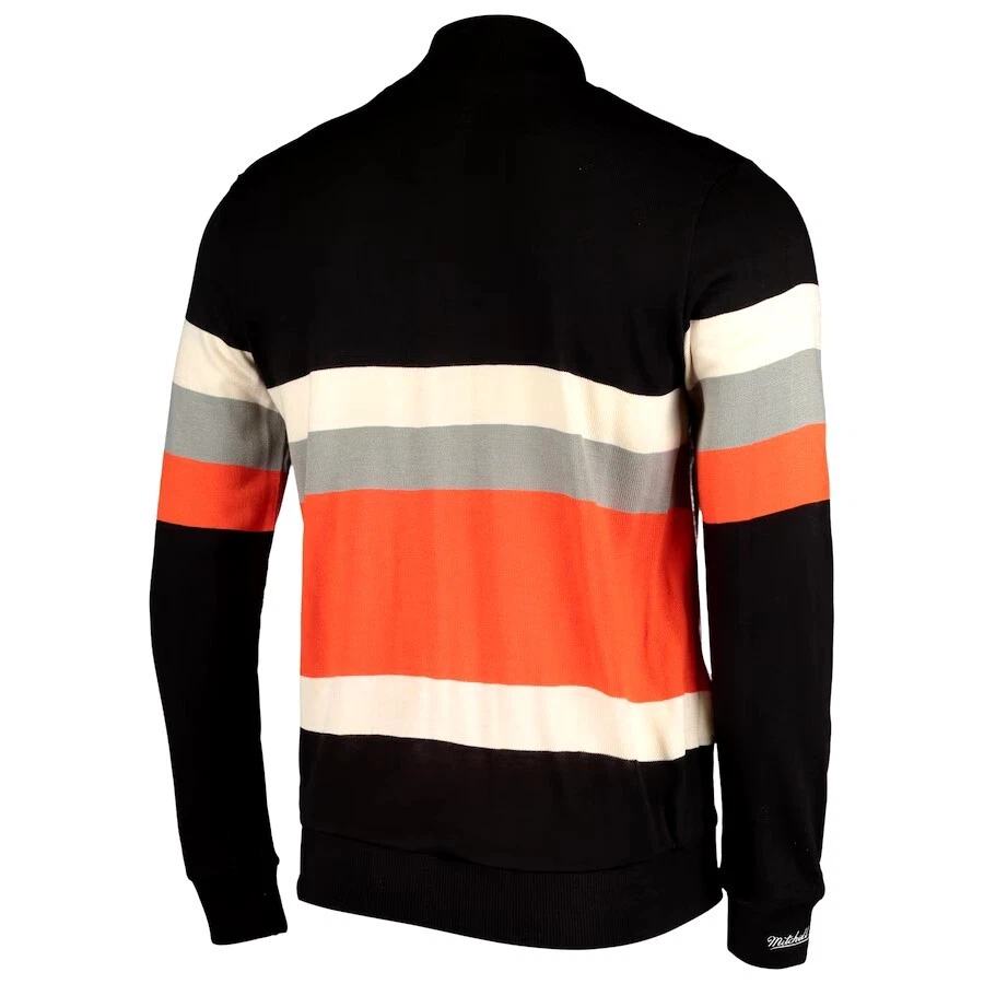 San Francisco Giants Sweater Dugout Jacket Retro Mitchell & Ness Small New MLB - Image 3 of 4