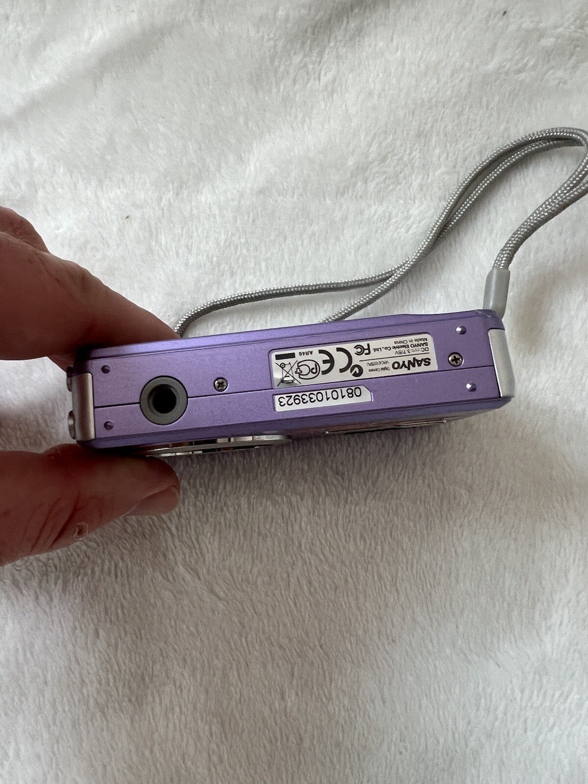 Sanyo E1075 Rare Lavender Digital Camera 10 Megapixel eBay