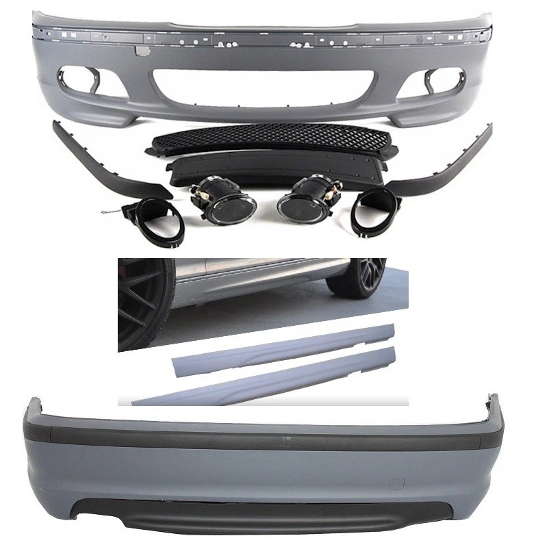 PARECHOC PARE CHOC AVANT ARRIERE BAS DE CAISSE PACK M BMW SERIE 3 E46 BERLINE - Photo 1/1