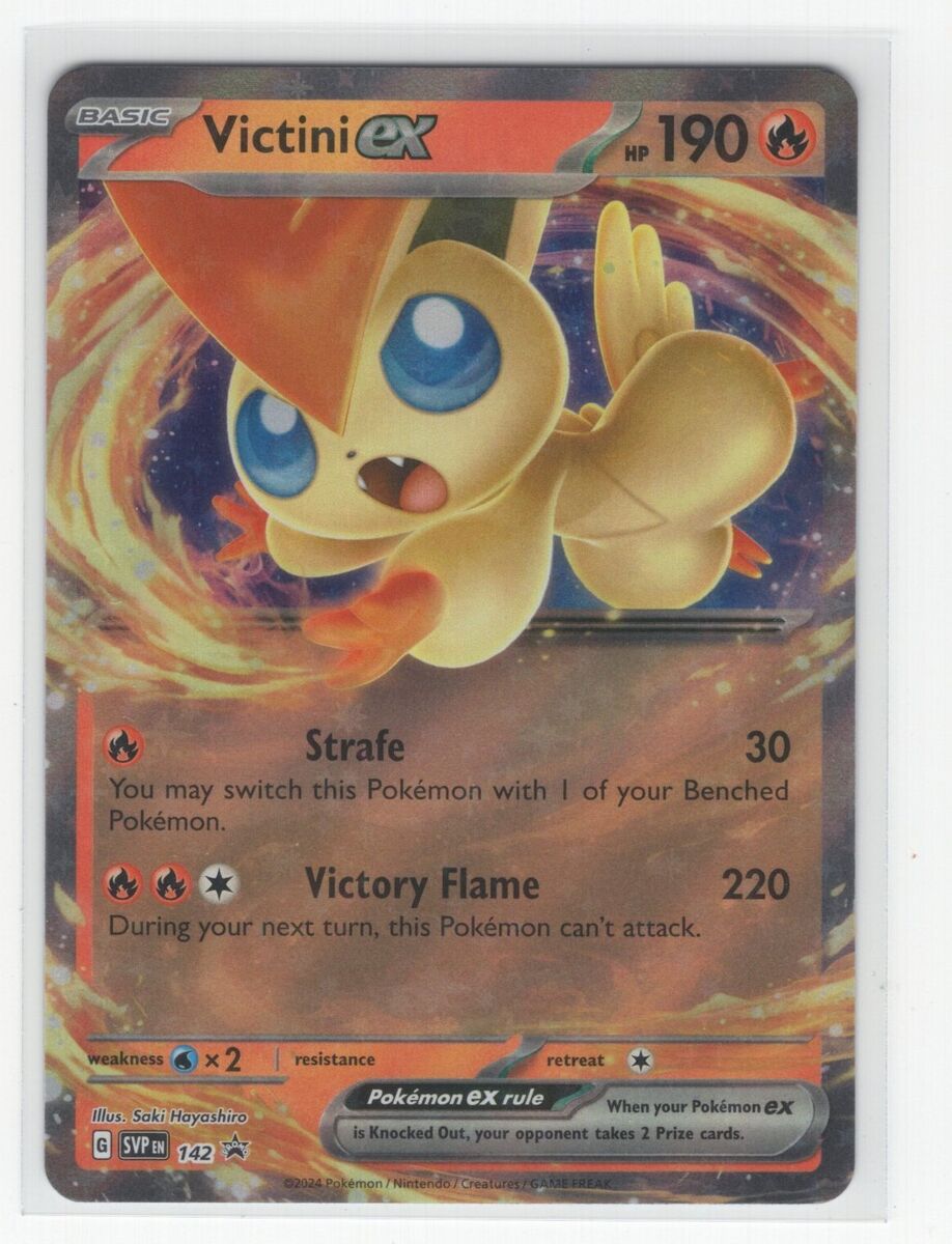 Pokemon Scarlet & Violet Black Star Promo - Victini ex SVP Pokemon Scarlet & Violet Black Star Promo - Victini ex SVP