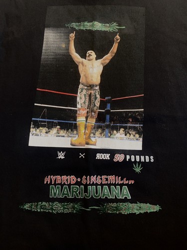 Iron Sheik Weed Wrestling WWF Custom T-Shirt One Of One Medium - Bild 2 von 4