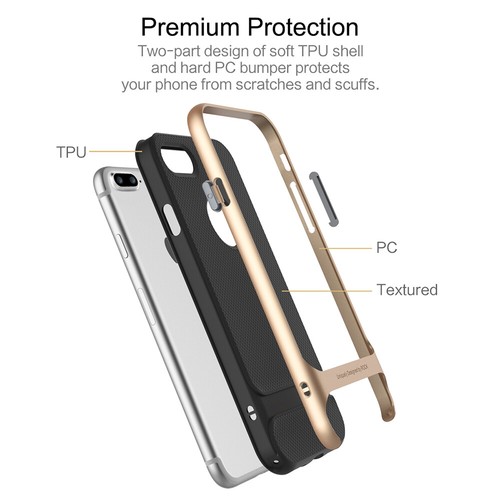 For Apple iPhone 8 7 Shockproof Phone Case Cover+Tempered Glass Screen Protector - Photo 28 sur 40