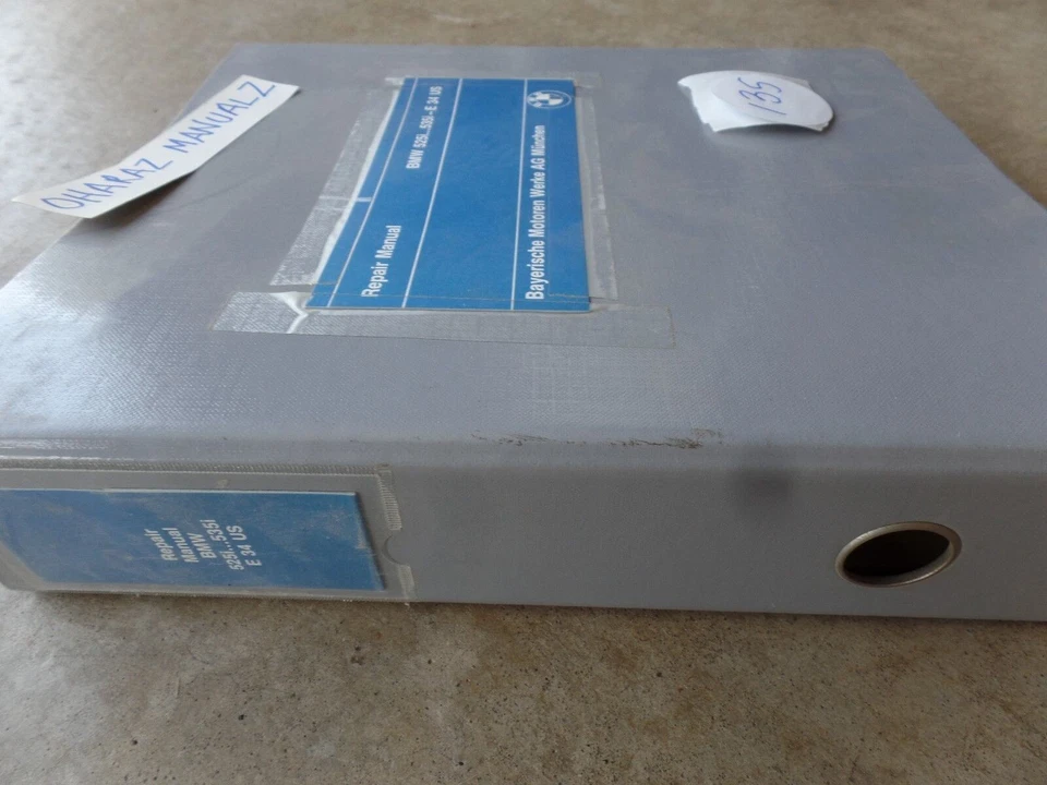 BMW 525i...535i E34 7/1988 manual de servicio OEM Foto 2 de 2