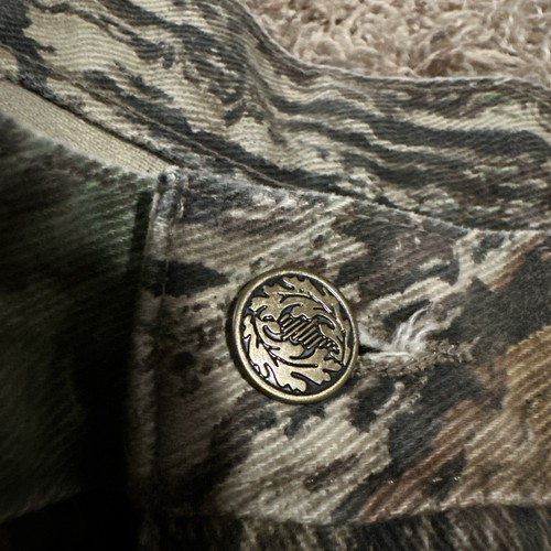 Vintage 90s Cabela's Realtree Tree Jeans Hunting Denim Womens 12 Reg Camouflage - Picture 3 of 6